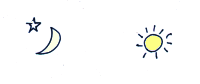 月と太陽